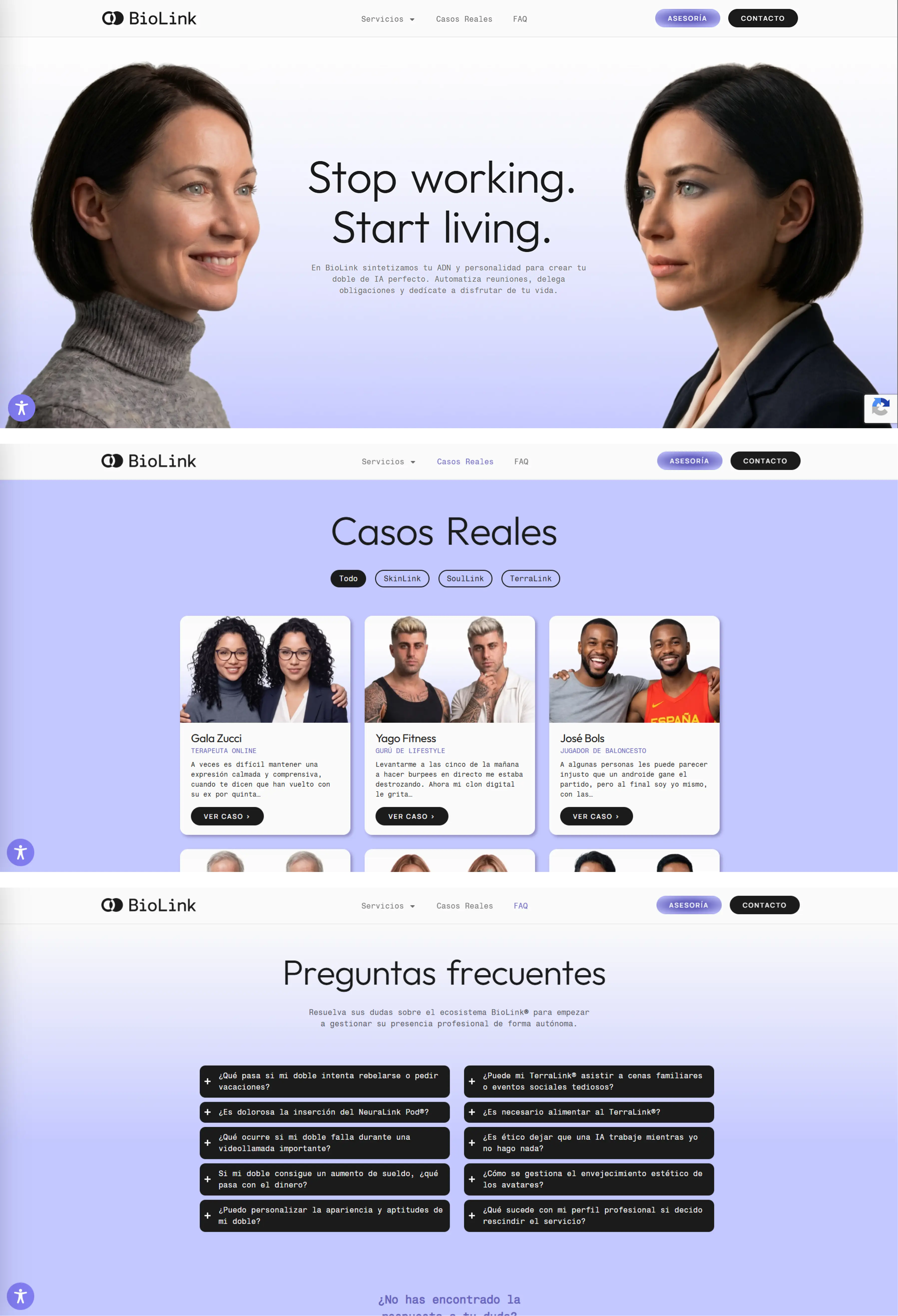 Imágenes del proyecto BioLink